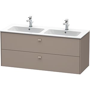 Duravit Brioso Waschtischunterbau BR410504343 1290x553 mm, Basalt Matt, 2 Auszüge