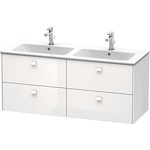 Duravit Brioso Waschtischunterbau BR410602222 1290x553 mm, Weiß Hochglanz, 4 Auszüge