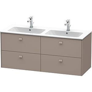 Duravit Brioso Waschtischunterbau BR410604343 1290x553 mm, Basalt Matt, 4 Auszüge