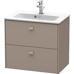 Duravit Brioso Waschtischunterbau BR411004343 Compact 620x553 mm, Basalt Matt, 2 Auszüge
