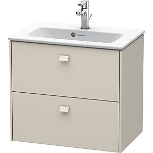 Duravit Brioso Waschtischunterbau BR411009191 Compact 620x553 mm, Taupe, 2 Auszüge