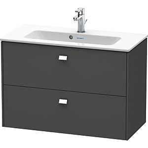 Duravit Brioso Duravit BR411101049 Compact 820x553 Graphite Mat , 2 Graphite Mat , poignée chromée