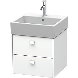 Duravit Brioso Waschtischunterbau BR415201818 484x459mm, Weiß Matt, 2 Auszüge