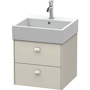 Duravit Brioso Waschtischunterbau BR415209191 484x459mm, Taupe, 2 Auszüge