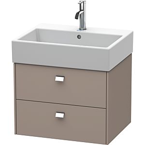 Duravit Brioso BR415301043 584x459mm, Basalte Mat , 2 Basalte Mat , poignée chromée