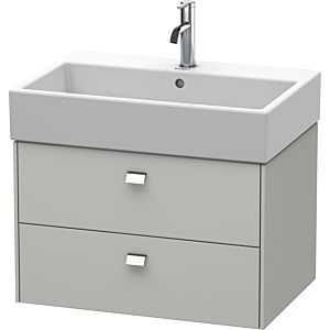 Duravit Brioso Duravit Brioso BR415401007 684x459mm, Concrete Gray Matt , 2 Concrete Gray Matt , chrome handle