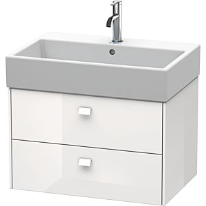 Duravit Brioso Waschtischunterbau BR415402222 684x459mm, Weiß Hochglanz, 2 Auszüge