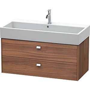 Duravit Brioso Duravit Brioso BR415601079 984x459mm, Natural Walnut / chrome, 2 pull-outs