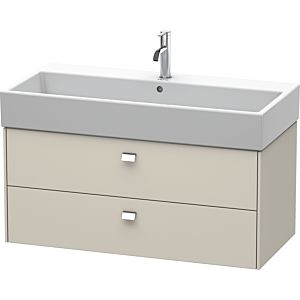 Duravit Brioso Duravit Brioso BR415601091 984x459mm, Taupe , 2 Taupe , chrome handle