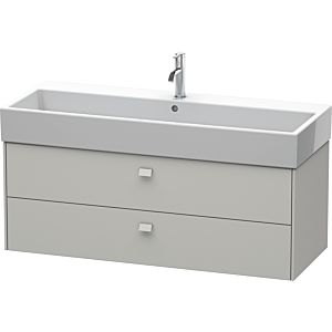 Duravit Brioso Waschtischunterbau BR415700707 1184x459mm, Betongrau Matt, 2 Auszüge