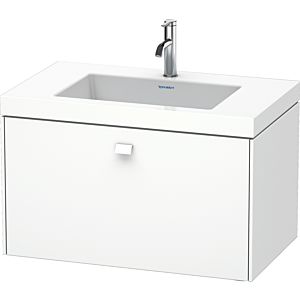 Duravit Brioso c-bonded Waschtisch mit Unterbau BR4601O1818, 80x48cm, Weiß Matt, 1 Hahnloch