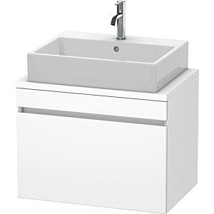 Duravit DuraStyle vasque DS530101818 70 x 47,8 cm, blanc mat, pour console, 2000 coulissant
