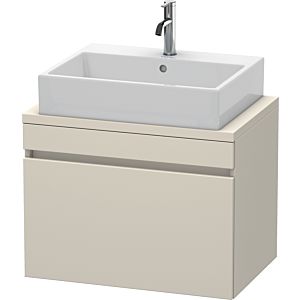 Duravit DuraStyle vasque match0 DS530109191 70 x 47,8 cm, taupe, pour console, coulissant 2000