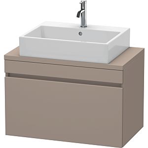 Duravit DuraStyle vasque match0 DS530204343 80 x 47,8 cm, basalte mat, pour console, coulissant 2000