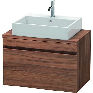 Duravit DuraStyle Waschtisch-Unterschrank DS530207979 80 x 47,8 cm, nussbaum natur, für Konsole, 1 Auszug