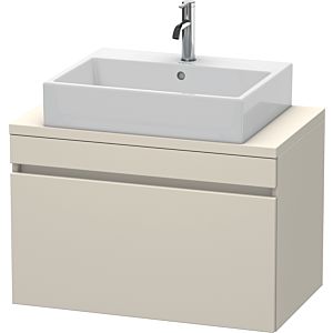 Duravit DuraStyle vasque match0 DS530209191 80 x 47,8 cm, taupe, pour console, coulissant 2000