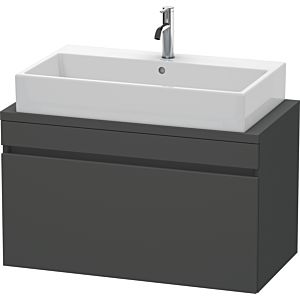 Duravit DuraStyle vasque match0 DS530304949 90 x 47,8 cm, graphite mat, pour console, coulissant 2000