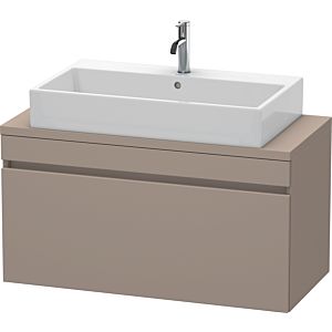 Duravit DuraStyle vanity unit DS530404343 100 x 47.8 cm, basalt matt, for console, 2000 pull-out