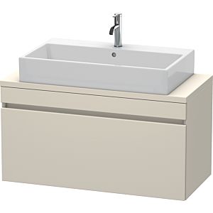 Duravit DuraStyle Waschtisch-Unterschrank DS530409191 100 x 47,8 cm, taupe, für Konsole, 1 Auszug