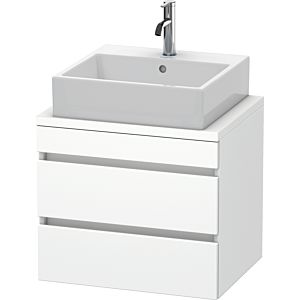 Duravit DuraStyle Waschtisch-Unterschrank DS530501818 60 x 47,8 cm, weiß matt, für Konsole, 2 Schubkästen