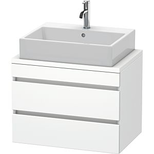 Duravit DuraStyle Waschtisch-Unterschrank DS530601818 70 x 47,8 cm, weiß matt, für Konsole, 2 Schubkästen