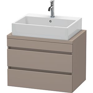Duravit DuraStyle vanity unit DS530604343 70 x 47.8 cm, basalt matt, for console, 2 drawers