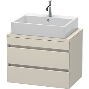 Duravit DuraStyle Waschtisch-Unterschrank DS530609191 70 x 47,8 cm, taupe, für Konsole, 2 Schubkästen