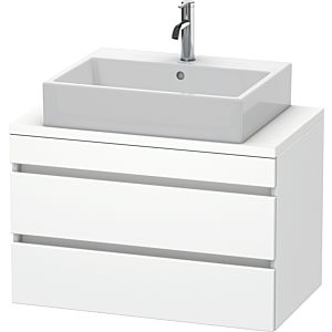Duravit DuraStyle vasque DS530701818 80 x 47,8 cm, blanc mat, pour console, 2 tiroirs
