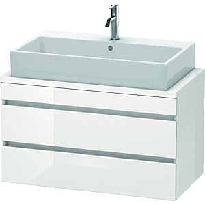 Duravit DuraStyle vasque DS530802222 90 x 47,8 cm, blanc brillant, pour console, 2 tiroirs