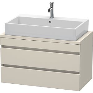 Duravit DuraStyle vasque DS530809191 90 x 47,8 cm, taupe, pour console, 2 tiroirs