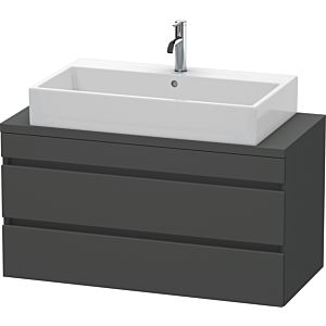 Duravit DuraStyle vasque DS530904949 100 x 47,8 cm, graphite mat, pour console, 2 tiroirs