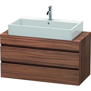 Duravit DuraStyle Waschtisch-Unterschrank DS530907979 100 x 47,8 cm, nussbaum natur, für Konsole, 2 Schubkästen