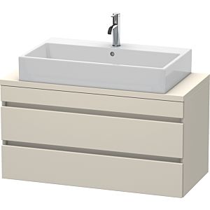 Duravit DuraStyle vanity unit DS530909191 100 x 47.8 cm, taupe, for console, 2 drawers