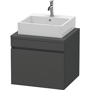 Duravit DuraStyle vanity unit DS531004949 60 x 54.8 cm, matt graphite, for console, 2000 pull-out