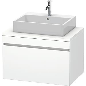 Duravit DuraStyle Waschtisch-Unterschrank DS531201818 80 x 54,8 cm, weiß matt, für Konsole, 1 Auszug