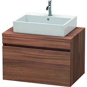 Duravit DuraStyle Waschtisch-Unterschrank DS531207979 80 x 54,8 cm, nussbaum natur, für Konsole, 1 Auszug