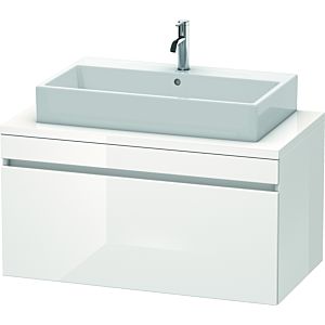 Duravit DuraStyle vanity unit DS531402218 100 x 54.8 cm, white high gloss / white matt, for console, 2000 pull-out