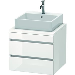 Duravit DuraStyle Waschtisch-Unterschrank DS531503535 60 x 54,8 cm, Eiche terra, für Konsole, 2 Schubkästen