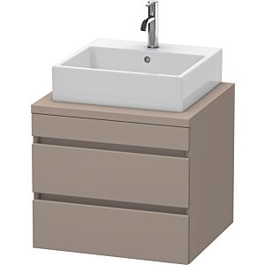 Duravit DuraStyle vanity unit DS531504343 60 x 54.8 cm, basalt matt, for console, 2 drawers