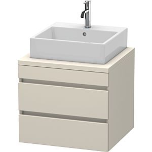 Duravit DuraStyle Waschtisch-Unterschrank DS531509191 60 x 54,8 cm, taupe, für Konsole, 2 Schubkästen
