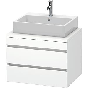 Duravit DuraStyle Waschtisch-Unterschrank DS531601818 70 x 54,8 cm, weiß matt, für Konsole, 2 Schubkästen