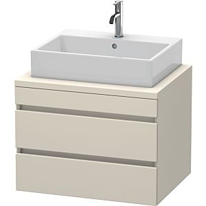 Duravit DuraStyle vanity unit DS531609191 70 x 54.8 cm, taupe, for console, 2 drawers