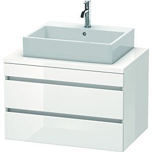 Duravit DuraStyle Waschtisch-Unterschrank DS531703535 80 x 54,8 cm, Eiche terra, für Konsole, 2 Schubkästen