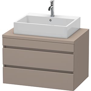 Duravit DuraStyle vanity unit DS531704343 80 x 54.8 cm, basalt matt, for console, 2 drawers