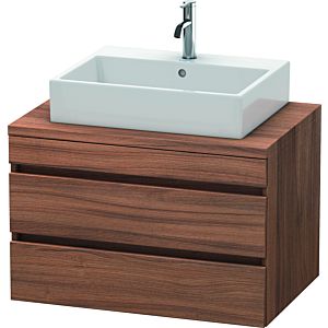 Duravit DuraStyle vanity unit DS531707979 80 x 54.8 cm, natural walnut, for console, 2 drawers