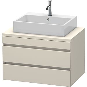 Duravit DuraStyle vanity unit DS531709191 80 x 54.8 cm, taupe, for console, 2 drawers