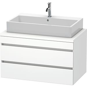 Duravit DuraStyle vasque DS531801818 90 x 54,8 cm, blanc mat, pour console, 2 tiroirs