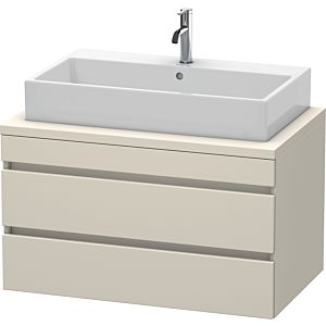 Duravit DuraStyle vasque DS531809191 90 x 54,8 cm, taupe, pour console, 2 tiroirs