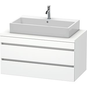 Duravit DuraStyle vasque DS531901818 100 x 54,8 cm, blanc mat, pour console, 2 tiroirs