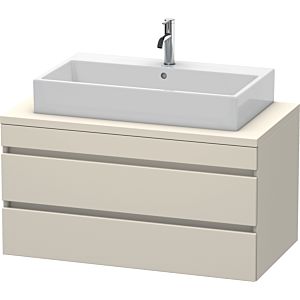 Duravit DuraStyle vanity unit DS531909191 100 x 54.8 cm, taupe, for console, 2 drawers